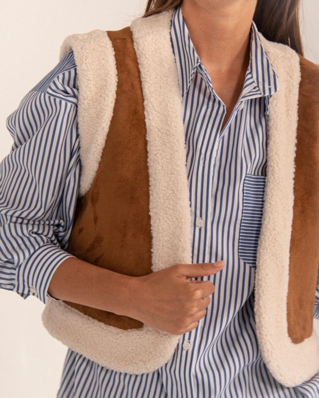 Gilet Tom camel