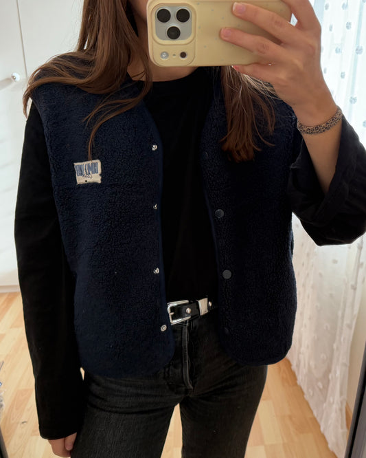 Veste mouton marine
